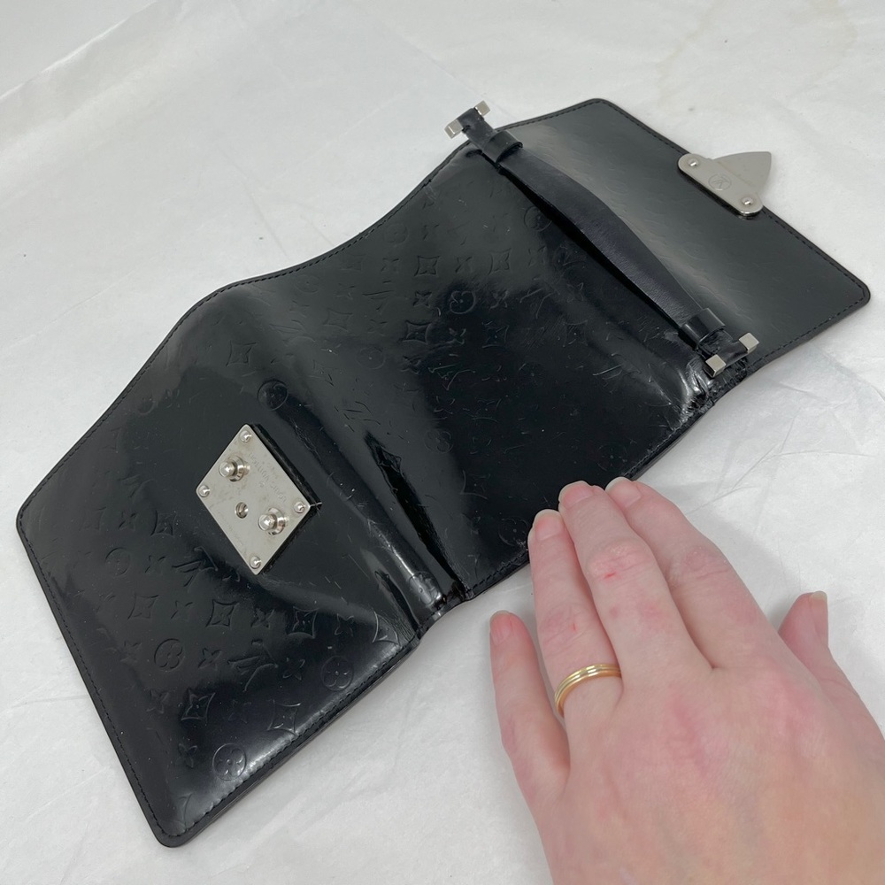 *SOLD* LOUIS VUITTON Limited Edition
Monogram Black Glace Anouchka PM Mini - Picture 8 of 13